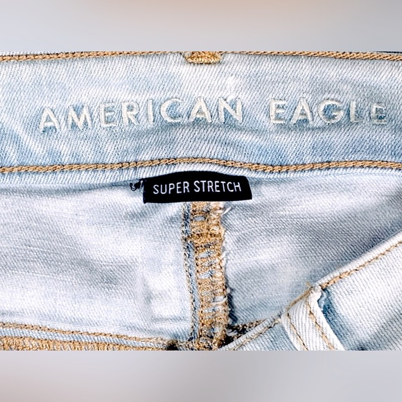 πHost PickπAmerican Eagle Outfitters Ultra Distressed High Rise Jegging Size 2 - Picture 14 of 14